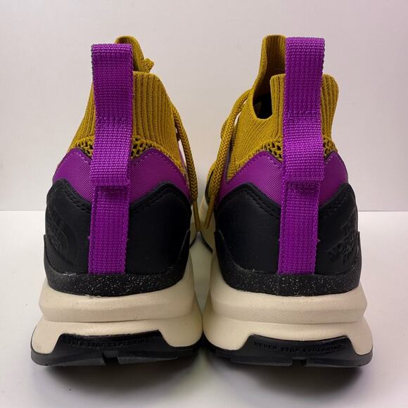 New In Box The North Face Hypnum Luxe Sneaker Arrowwood Yellow Purple Size 11 - Picture 3 of 10